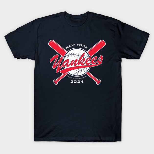 Yankees 24 T-Shirt by Nagorniak